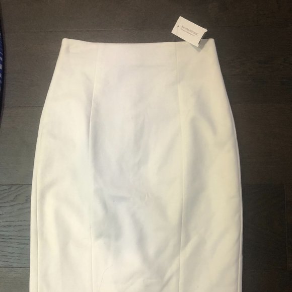 NWT Size 0 White Banana Republic Pencil Skirt - Picture 1 of 1